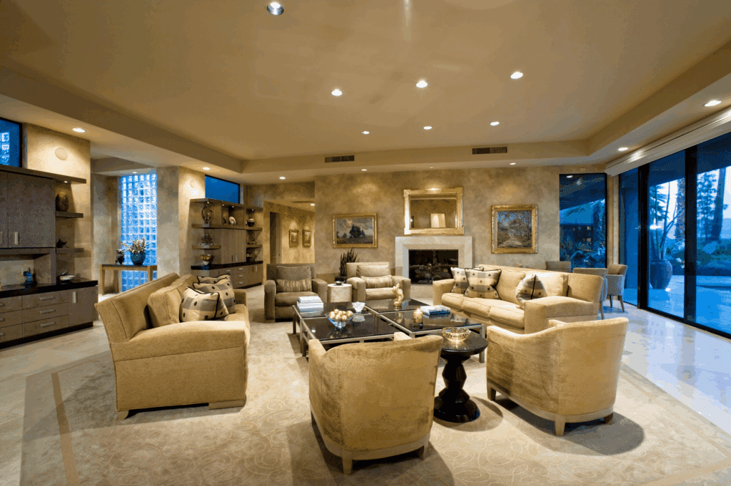 hotel chique stijl woonkamer