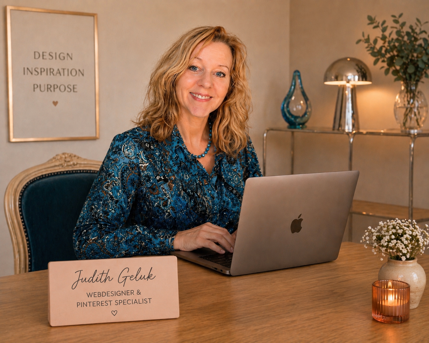 Webdesigner en Pinterest specialist Judith Geluk